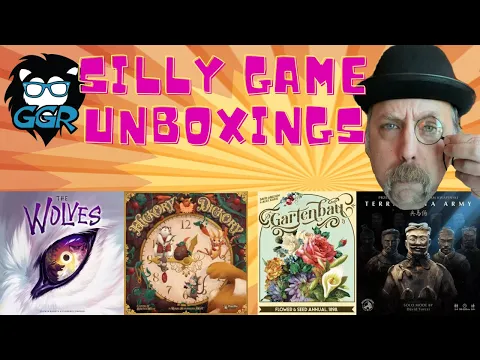 Silly Board Game Unboxings - January, 2023 - Terracotta Army, Hickory Dickory, Ahoy, and more!