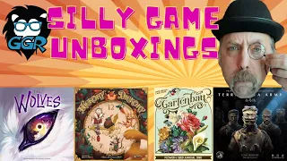 Silly Board Game Unboxings - January, 2023 - Terracotta Army, Hickory Dickory, Ahoy, and more!