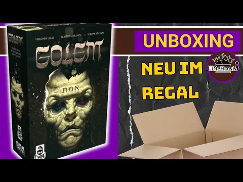 GOLEM | WAS IST DRIN? - Brettspiel Unboxing (Cranio Creations / Asmodee) [Brettspiele]