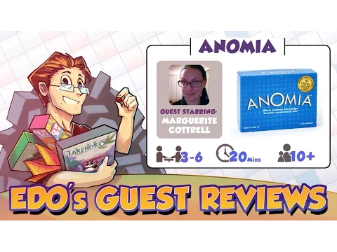 Edo's Anomia Card Game Review (Guest: Marguerite Cottrell)