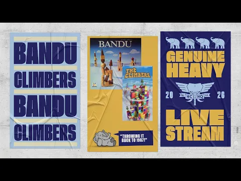 The Climbers (revisited) & Bandu - 4p Teaching, Play-through & Discussion by Heavy Cardboard