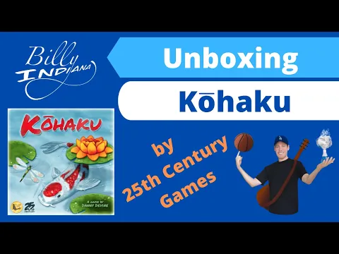 Kohaku Board Game Unboxing (a beautiful tile-laying game by 25th Century Games)