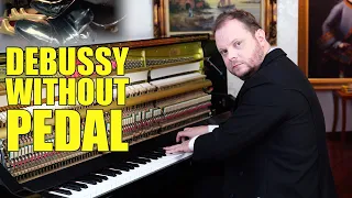 How Debussy Sounds Without Pedal?
