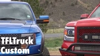 If GMC built a F-150 Raptor Fighter, would it be this 2014 Sierra Custom Pickup?