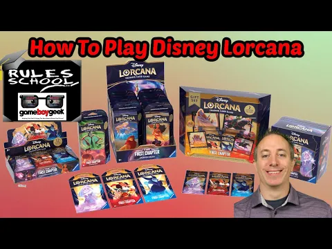 How to Play Disney Lorcana Trading Card Game Rules School