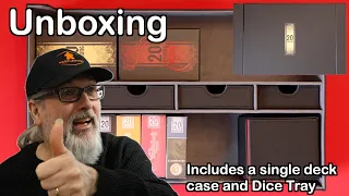 Unboxing Premium 20 Strong - 20 Deck Travel Case | Dice Tray & Deck travel case | Chip Theory Games