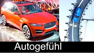 All-new Jaguar F-PACE Car Loop Stunt REVIEW Exterior/Interior INTERVIEW Ian Callum Terry Grant