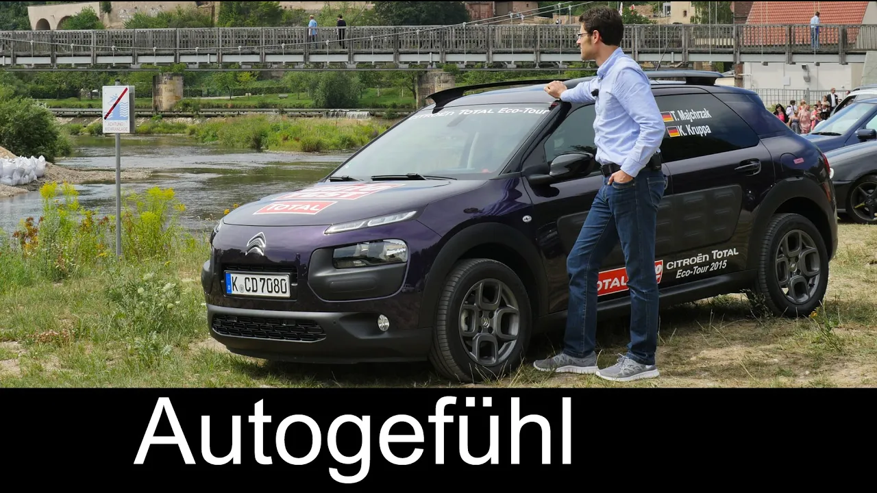 Citroen C4 Cactus Eco Tour fuel economy test drive review with roadtrip