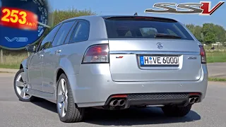 Holden Commodore SS V WAGON // 100-200 SOUND POV & 253KMH on AUTOBAHN