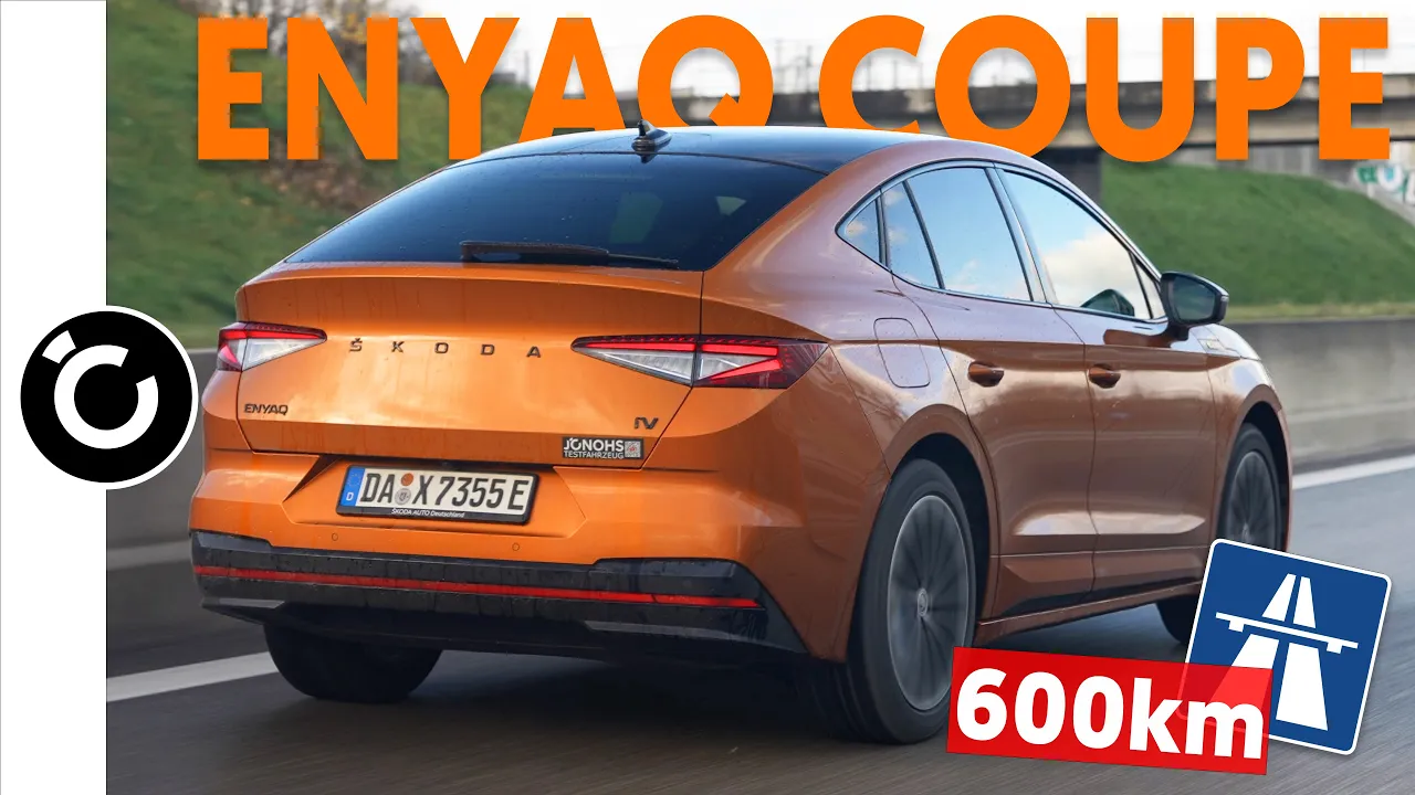 Skoda Enyaq RS Coupe Langstreckentest - 250km ohne Laden und falsche Routen!