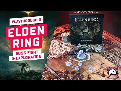 Elden Ring the Board Game Playthrough no. 2 - Boss fight, exploration and dungeon gameplay.