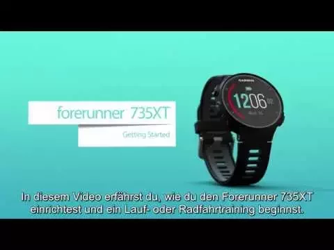 Video zu Garmin Forerunner 735XT frostblau