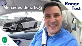 Mercedes-Benz EQS Coast to Coast (to Coast) Range Test