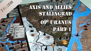 Axis and Allies Stalingrad Operation Uranus Solo Part 1