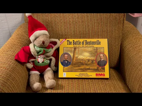 Battle of Bentonville board game by Bill Molyneaux ,and Blue Panther printing unboxing