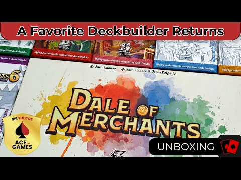 Dale of Merchants: 10th Anniversary Edition | Preview Unboxing - A New Look at a Beloved Deckbuilder