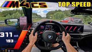 BMW M4 CS G82 is INCREDIBLY FAST! on the UNLIMITED Autobahn