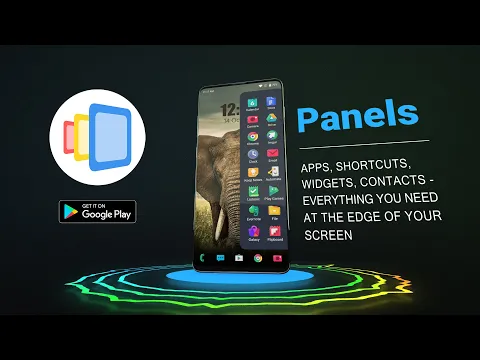 Відео Panels - sidebar launcher