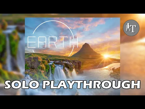 Earth Board Game - Solo Playthrough (Best Island Ever?)
