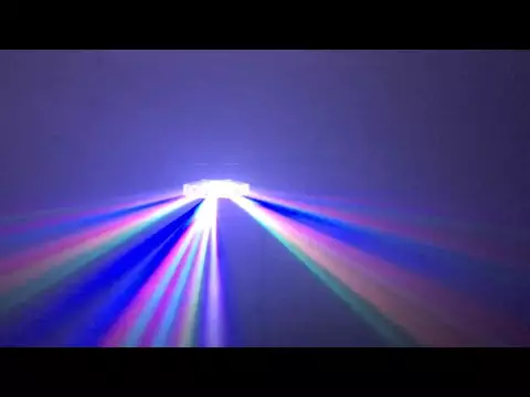 Product video thumbnail for Eliminator Crystal Ray LED RGBW Beam Effect Light