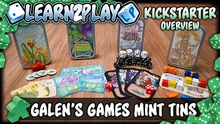 Learn to Play Presents Galen's Mint Tin games overview