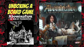 Unboxing Abomination The Heir Of Frankenstein