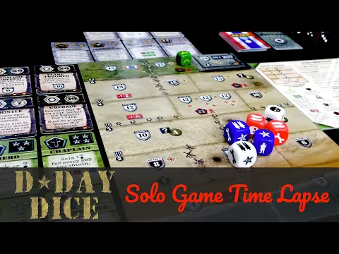 D-Day Dice Scenario 4 "Sword Beach" Time Lapse Session