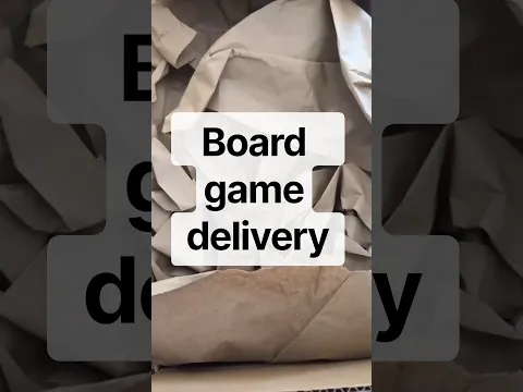 When you forget you ordered a board game