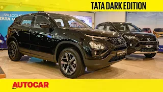 Tata Dark Edition range walkaround - 2021 Harrier, Nexon & Altroz | First Look | Autocar India