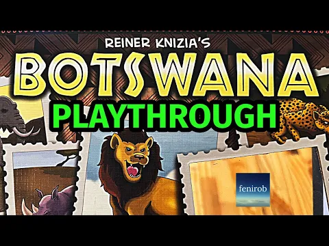 Botswana Board Game | Playthrough
