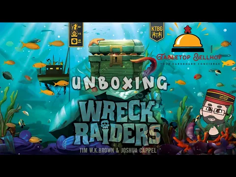 Wreck Raiders Unboxing, Dive for treasure in this great family weight game from KTBG