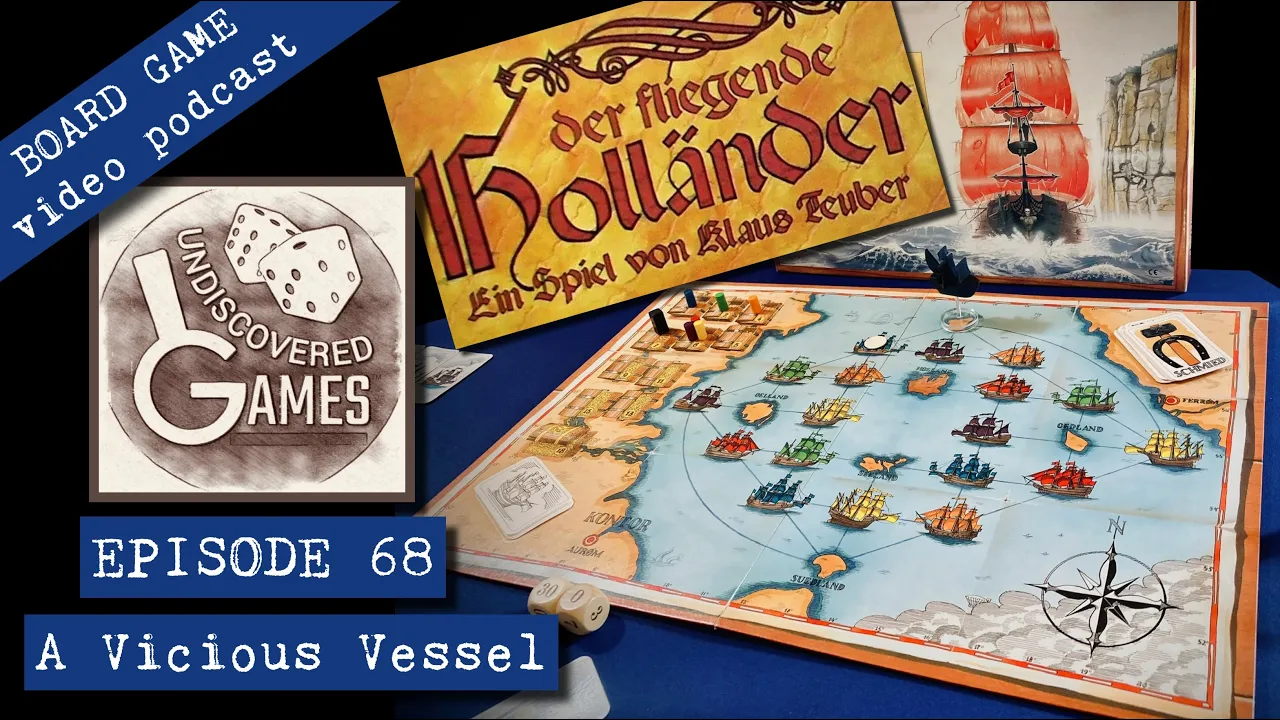 Klaus Teuber's DER FLIEGENDE HOLLÄNDER Board Game Review How To Play Tutorial E68 Undiscovered Games