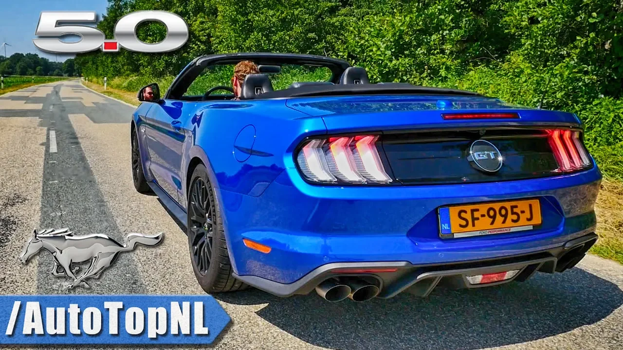 2018 Ford Mustang GT | LOUD! Exhaust SOUND Revs & ONBOARD by AutoTopNL
