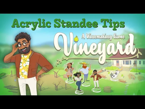 Vineyard Acrylic Standee Tips