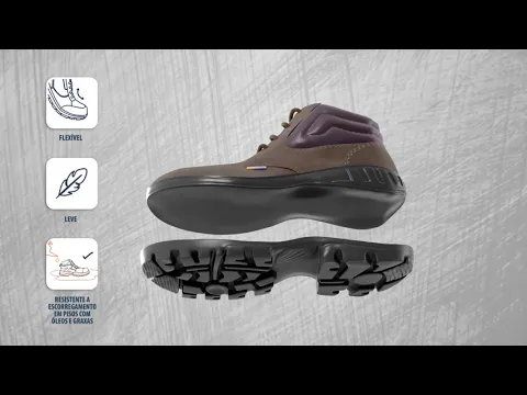 Bota de Segurança Fechamento em Cadarço N°39 Couro Nobuck com Bico de Conformação Plástico Dexter