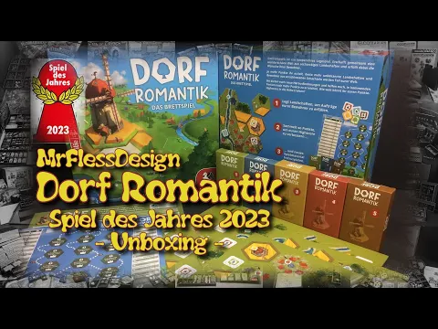 Unboxing: Dorf Romantik - Spiel des Jahres 2023 (deutsch/german)
