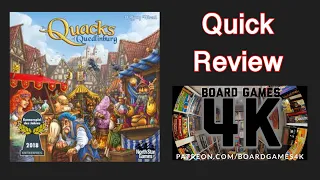 Quacks Of Quedlinburg Boardgame - Quick Review