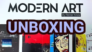 Modern Art Board Game | Unboxing (No Talking)