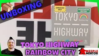 Meeple Mentor Unboxes Tokyo Highway: Rainbow City Expansion