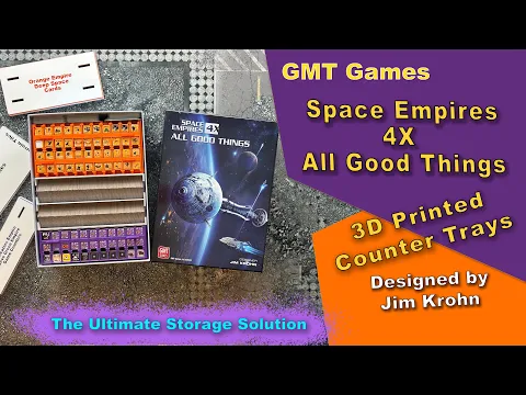 GMT Games: Space Empires 4X - All Good Things - Counter Trays