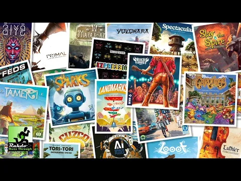 23 Games in 2 hours (including 14 NEW GENCON RELEASES!!) | Rahdo Rounds Up July 2024