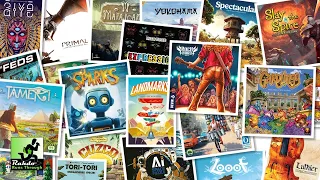 23 Games in 2 hours (including 14 NEW GENCON RELEASES!!) | Rahdo Rounds Up►►► July 2024
