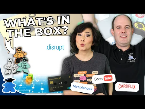 Disrupt - Unboxing this new economic board game - warning cute components yeee