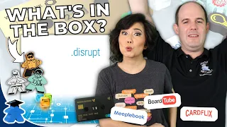 Disrupt💵📈 - Unboxing this new economic board game - warning cute components yeee