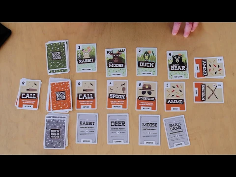 Duck, Buck, Moose - How to play