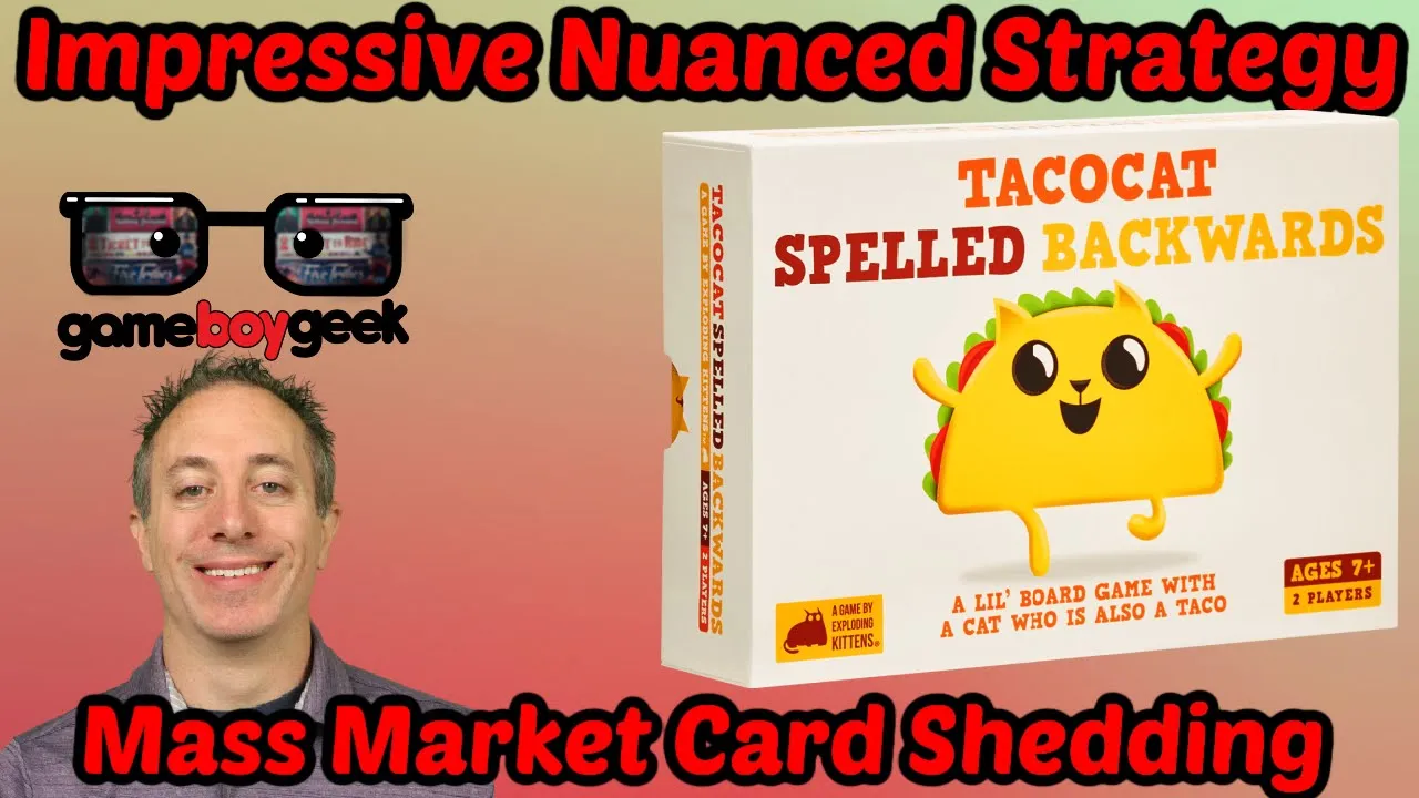 Tacocat Spelled Backwards Review: Impressive Nuanced Strategy In This Mass Market Card Shedding Game