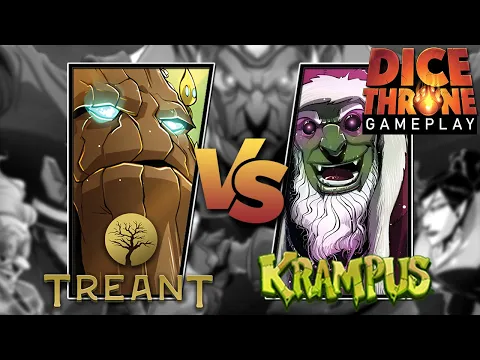 Dice Throne Duel Gameplay | Treant vs Krampus
