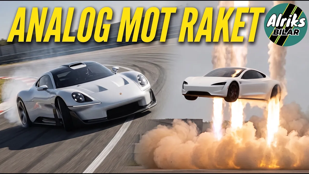 Tesla Roadster vs Porsche Mission S – Stenålder eller raket?