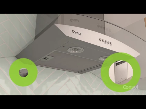 Coifa de Parede Inox 60cm 175W 220V Consul