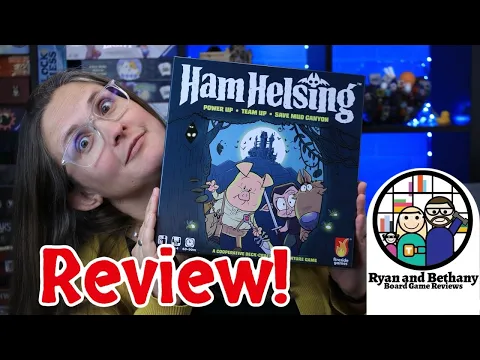 Ham Helsing Review! (Board Game based on the Graphic Novels!)